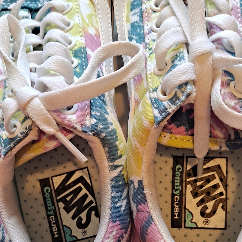 Vans Tie Died Comfy Cushion Old Skool 500383 Men's Size 8 Women's Sz 9.5 Shoes. - Picture 5 of 7